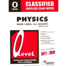 Redspot O Level Classified Physics Paper 1 Unsolved Exam Papers Redspot O Level Classified Physics Paper 1 Unsolved Exam Papers