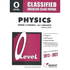 Redspot O Level Classified Physics Paper 2 Unsolved Exam Papers Redspot O Level Classified Physics Paper 2 Unsolved Exam Papers