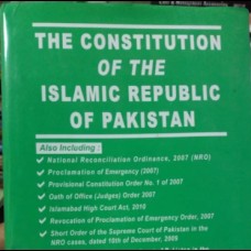 The Constitution of the Islamic Republic of Pakistan (2019 edition)