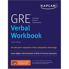 Kaplan GRE Verbal Workbook 10th Edition	